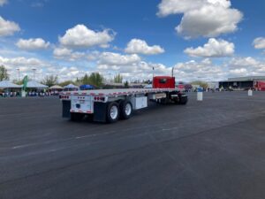 Gary Amoth Flatbed Truck navigating the NTDC course