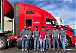 Gary Amoth Trucking team at the National Truck Driving Championships
